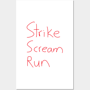 Self Defence with Toby Flenderson: Strike Scream Run Posters and Art